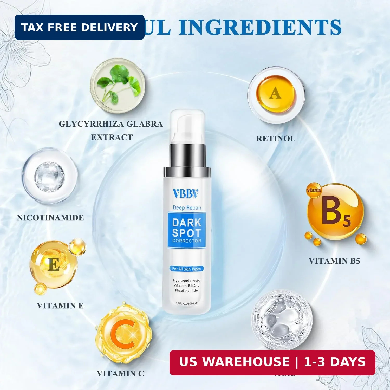 VBBV Dark Spot Remover for Face and Body, Dark Spot Corrector, Sun Spot Freckles