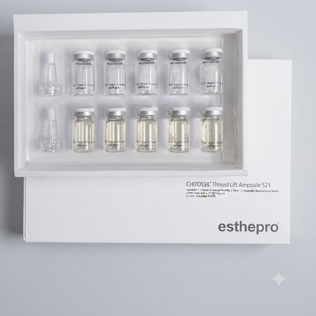 ESTHEPRO Chitossil Thread Power Lifting Ampoule Set Anti-Aging K-Beauty in Korea