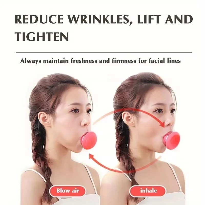 Silicone Facial Yoga Jawline Exerciser V-Line Slimming Chin Shaping Tool Face Li