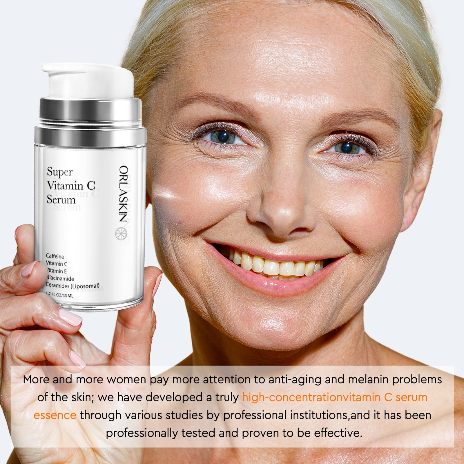 Super Vitamin C Serum For Women Over 70,Vitamin C Face Serum For Women Anti A…