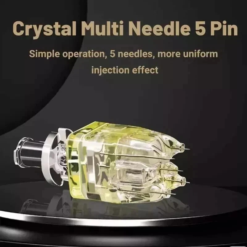 Crystal Multi Needle 5 Pin Mesotherapy Microneedle Replace Needle for Skin Care
