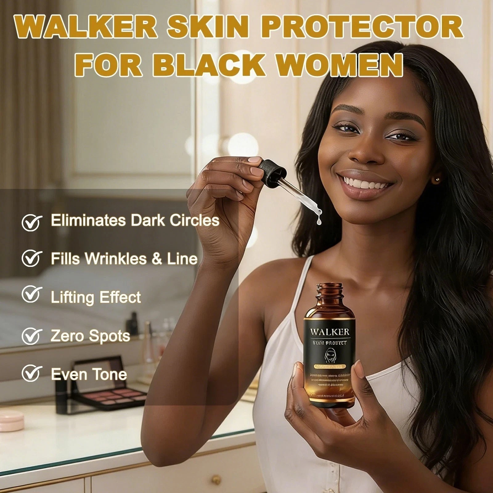 5xWalker Skin Protect Serum for Women Gentle Facial Skin Care Moisturizing Serum
