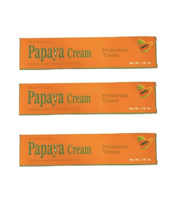 Skin Nouveau Papaye Crème Brightening Face Cream 3 Pack, 1.7 oz Each – Papaya &