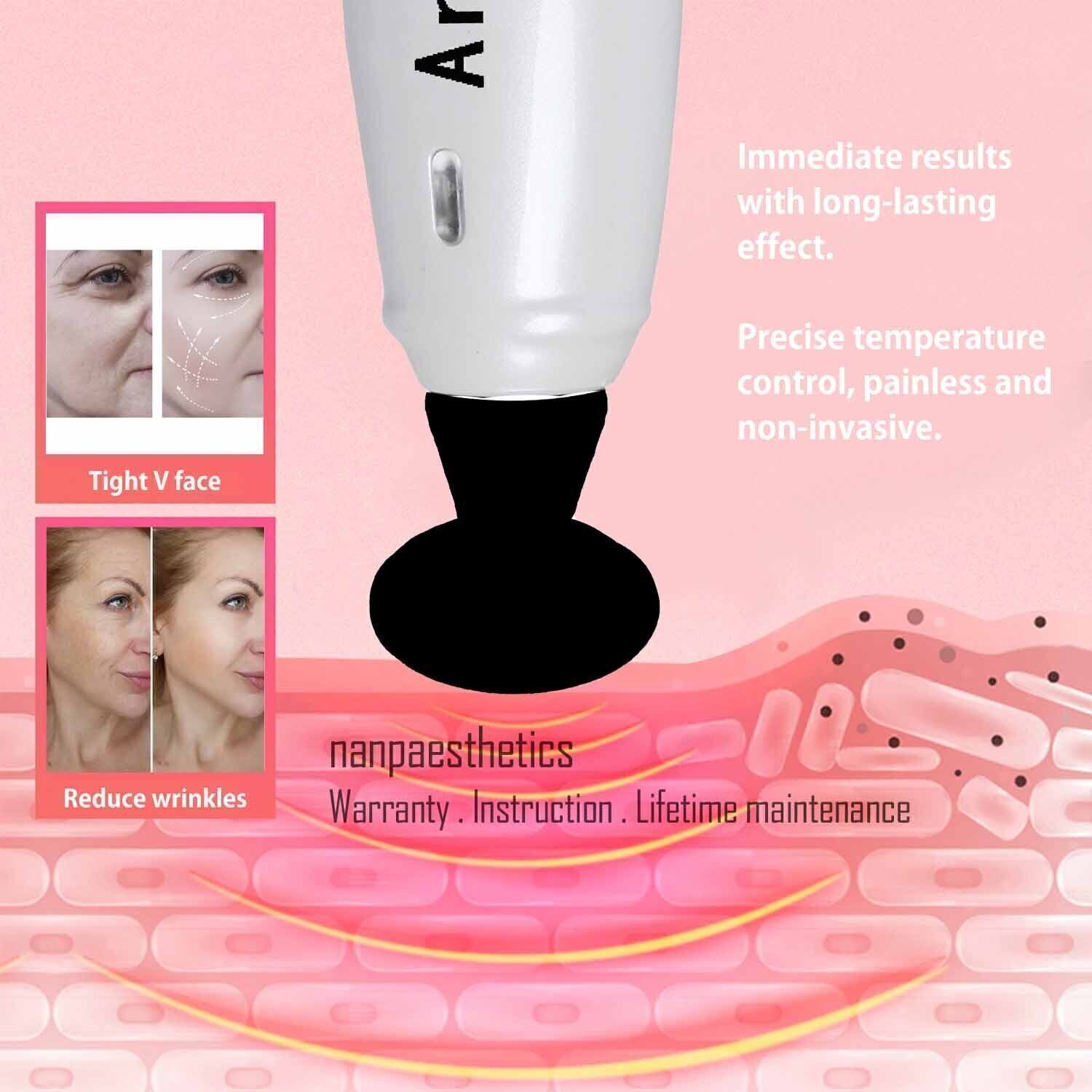 2 Handles RF Eye Face Body Wrinkle Lift Machine Anti aging Facial Skin Lifting