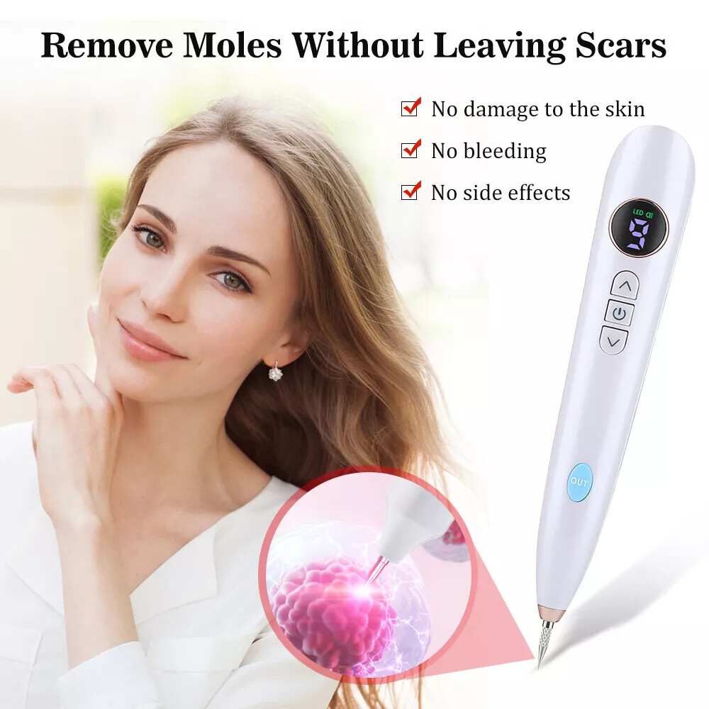Electric Laser Plasma Pen Mole Removal Dark Spot Remover Skin Wart Tag Tattoo