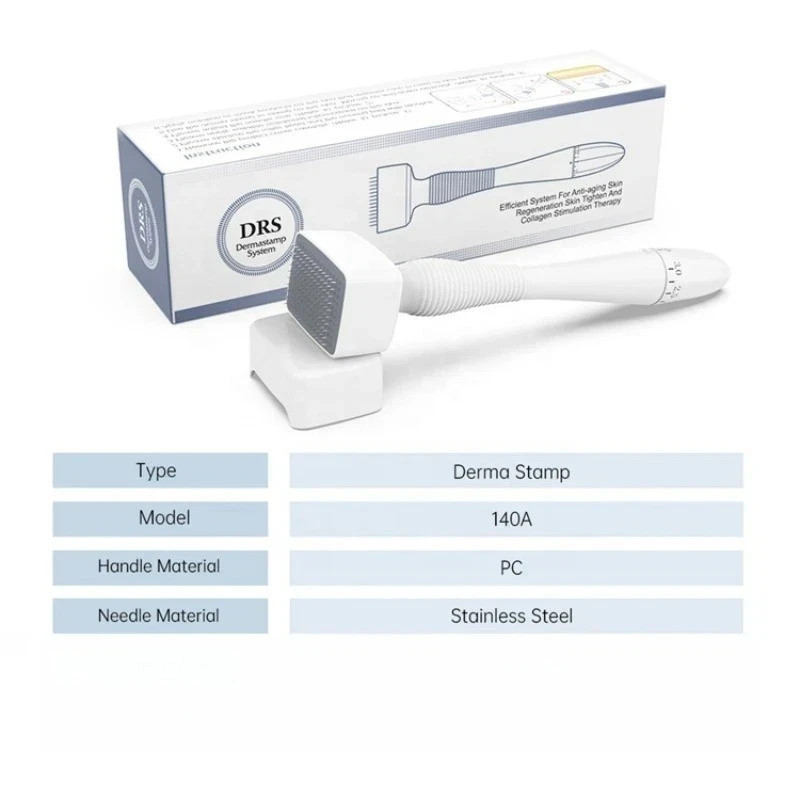 Derma Stamp Adjustable Micro Needle Derma Roller 0.25 mm for Beard Growth Face