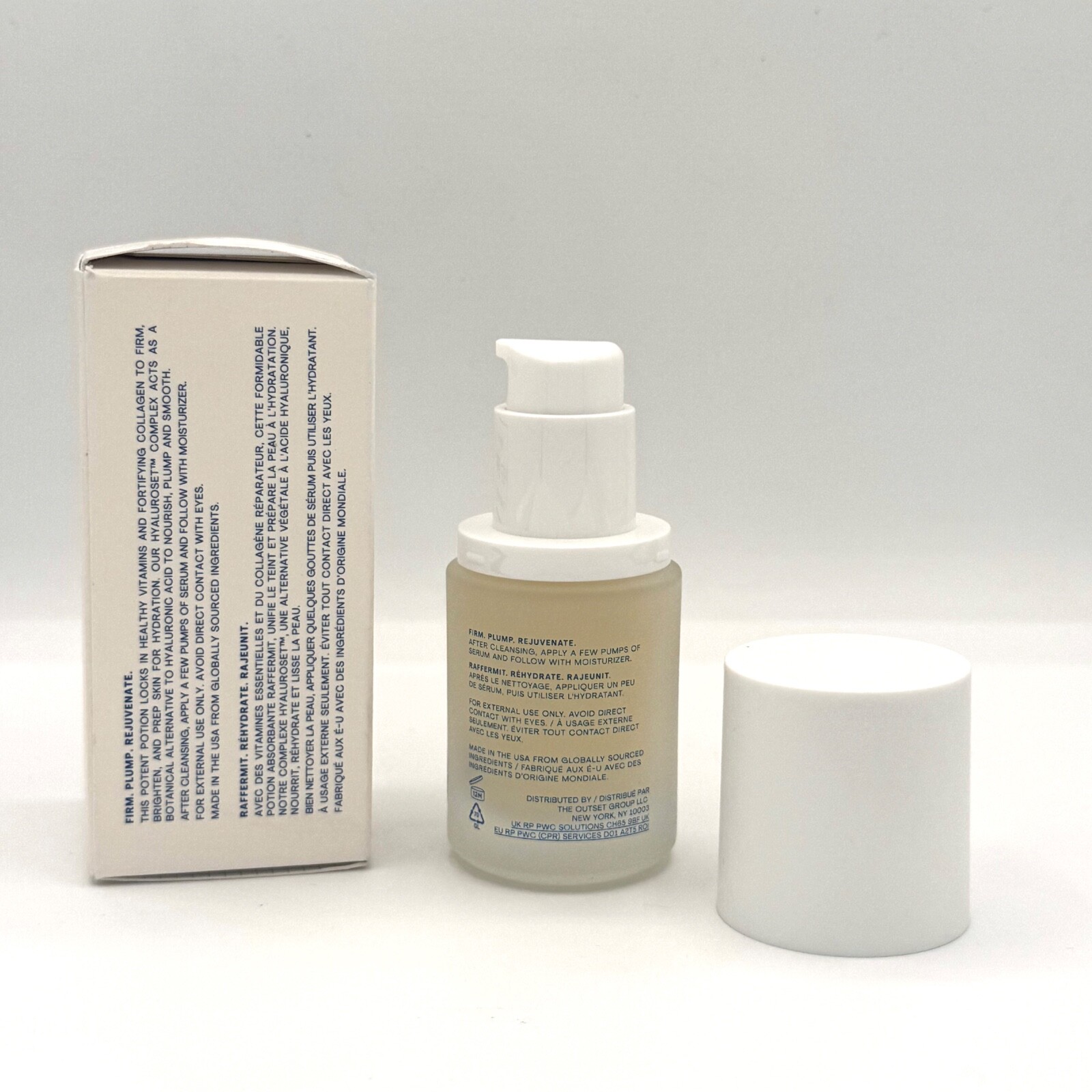 The Outset Firming Vegan Collagen Prep Serum 1 oz / 30 ml New