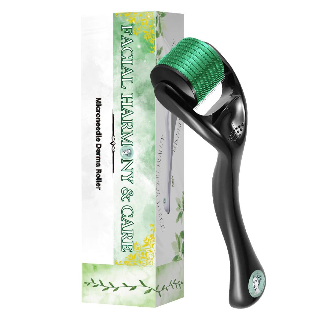 Black Derma Roller – Microneedle Derma Roller for Men & Women – 0.25Mm – for Fac