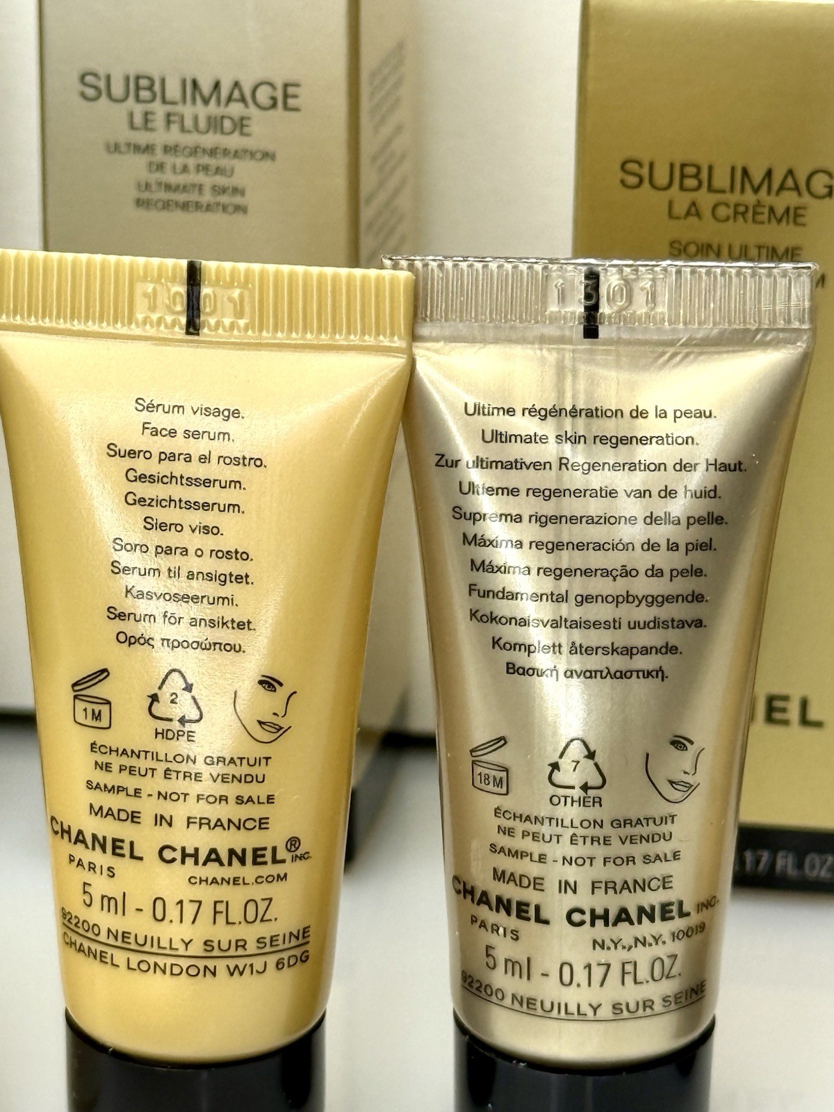 CHANEL SUBLIMAGE •Skincare Discovery Travel Set