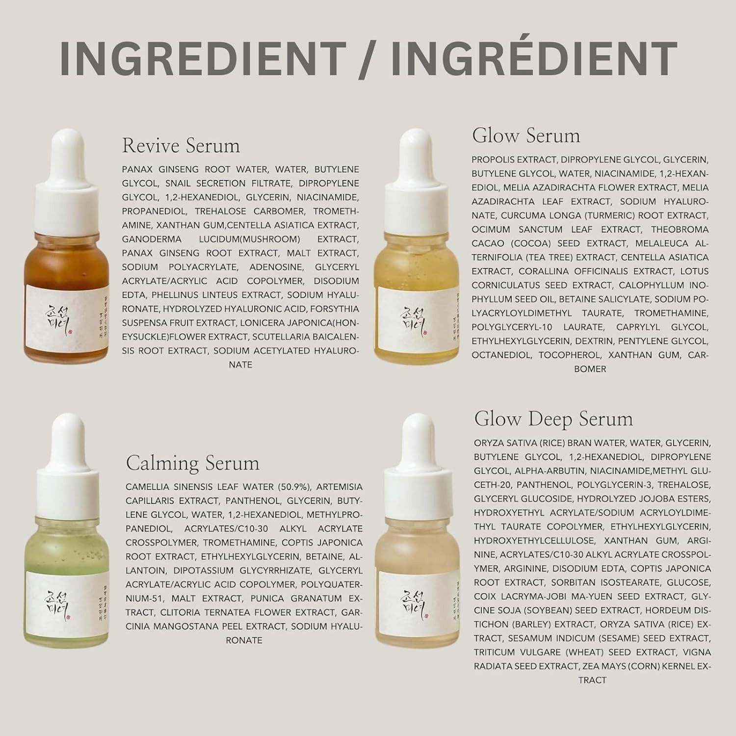 Beauty of Joseon – Hanbang Serum Discovery Kit, 0.33 Fl Oz/10 mL x 4