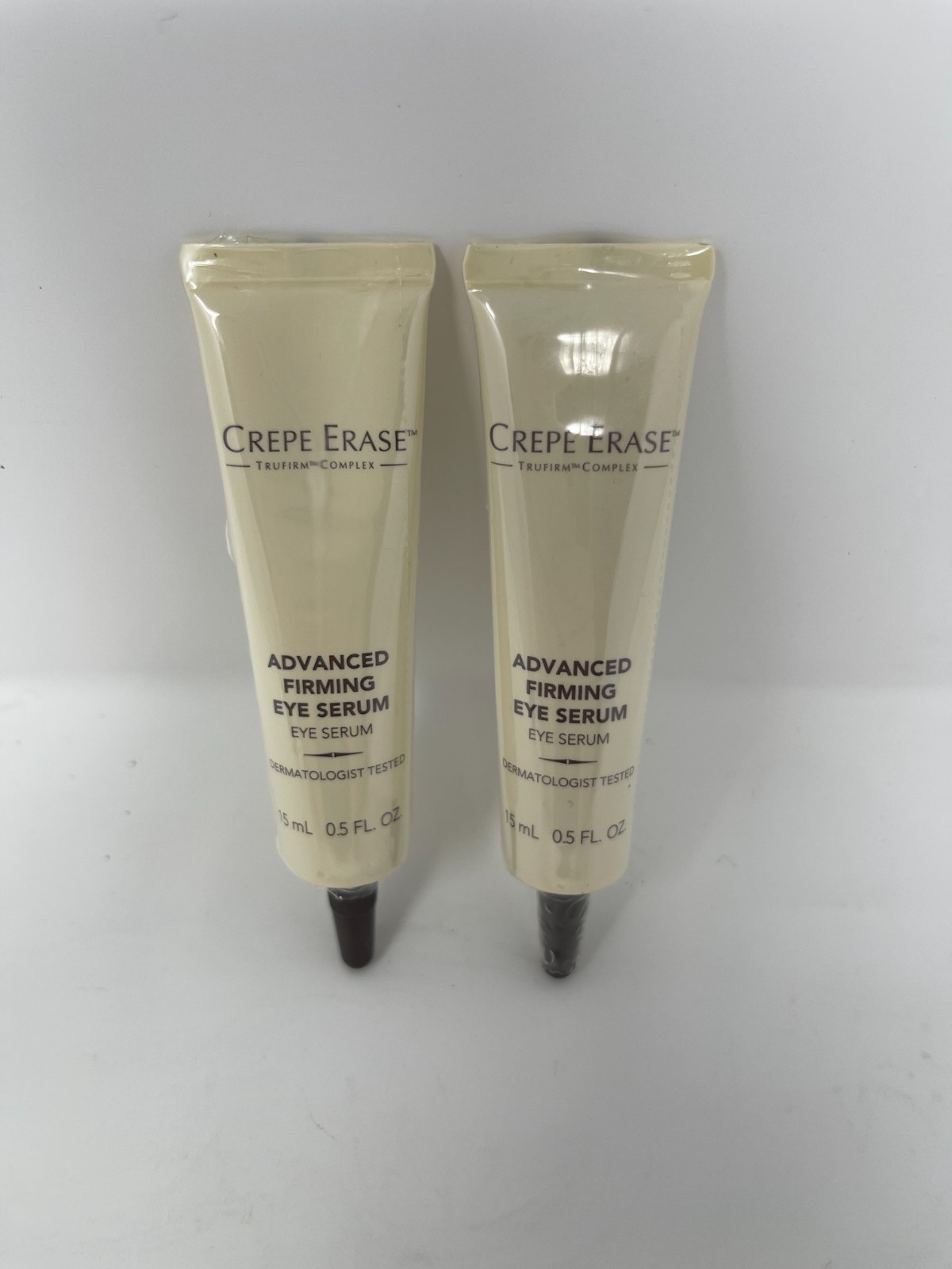 Lot 2 Crepe Erase Advanced Firming Eye Serum Trufirm Complex 0.5 oz NEW~SEALED