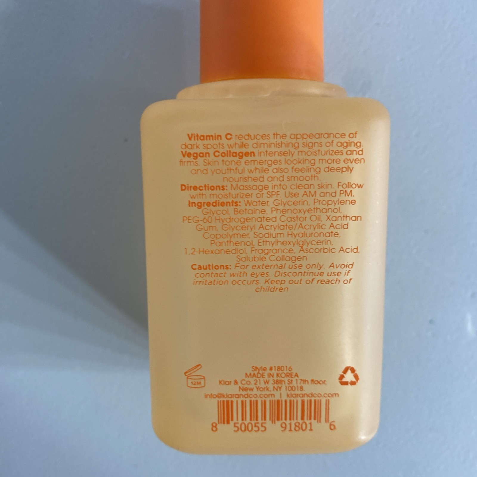 Glow Elixir Vitamin C & Collagen Brightening Face Serum 2.02 floz (60 ml)-Korea
