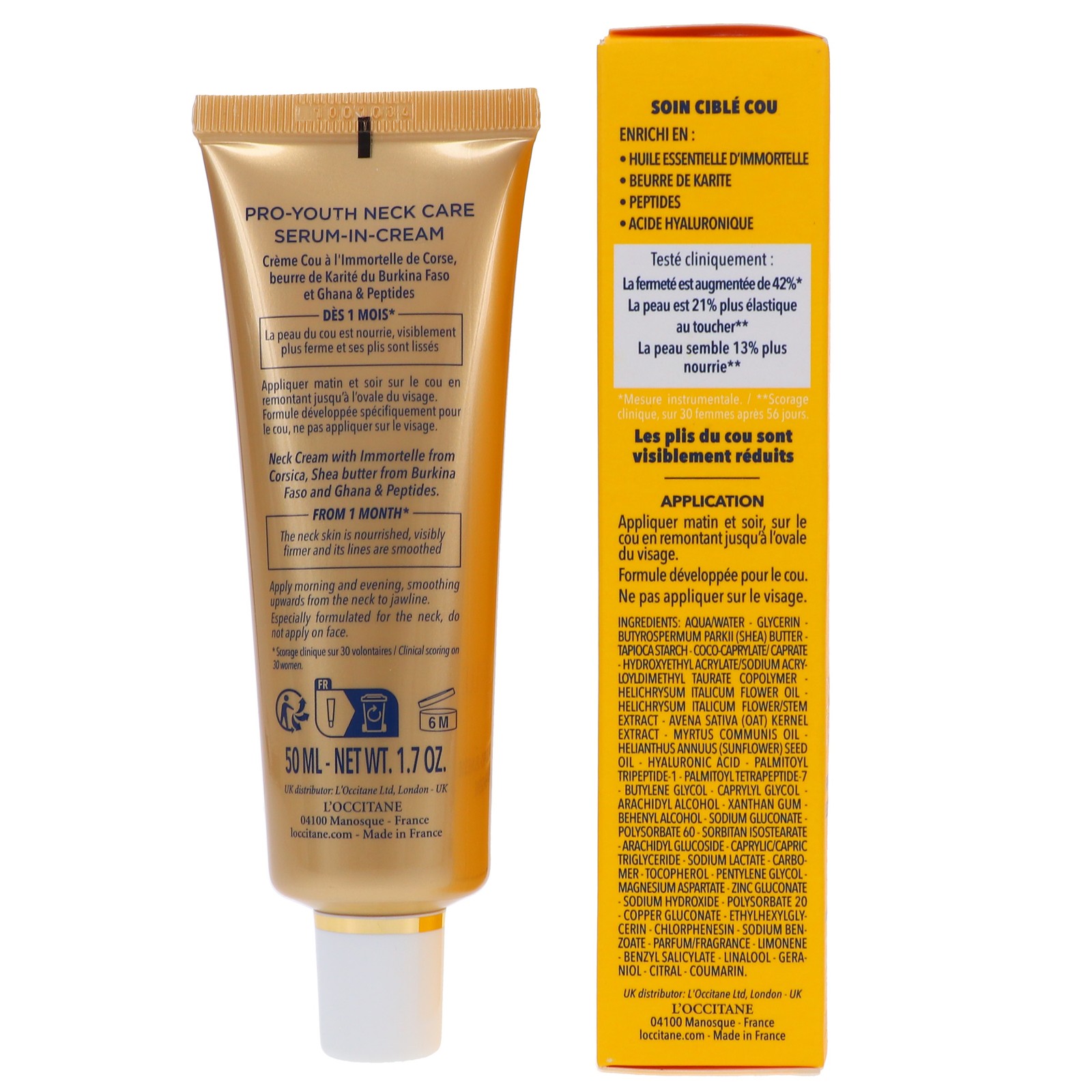L’Occitane Immortelle Pro-Youth Neck Cream 1.7 oz