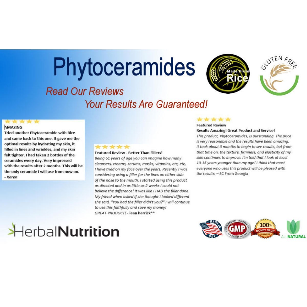 Phytoceramides Capsules Anti-Aging Product for Women & Men A Wrinkle Remover!