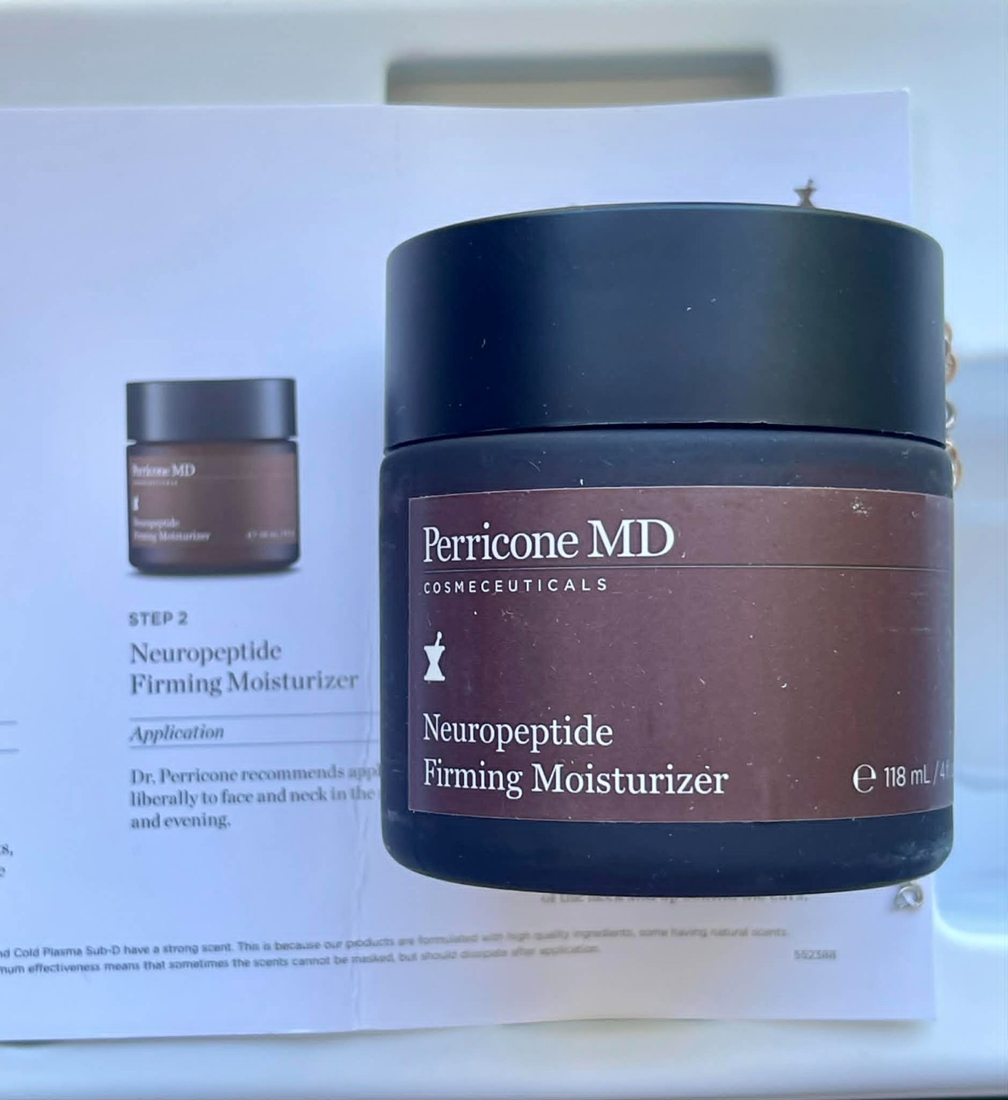 Perricone MD NEUROPEPTIDE FIRMING MOISTURIZER Zumbo Size 4oz