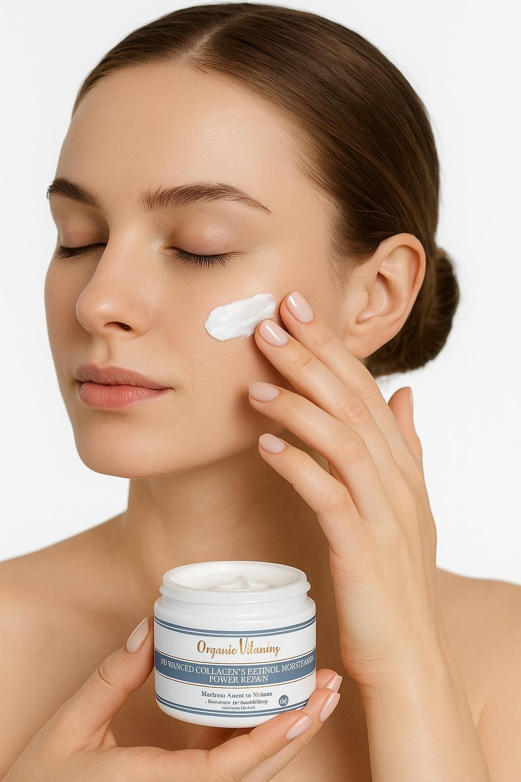 2 jar 8 oz COLLAGEN organic v CREAM, no SNAIL GEL Cream COLAGEN Retinol Cream