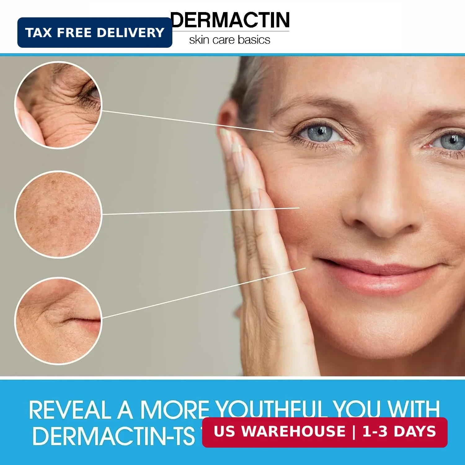 Dermactin Crepe Skin Firming Cream 2.5 oz.
