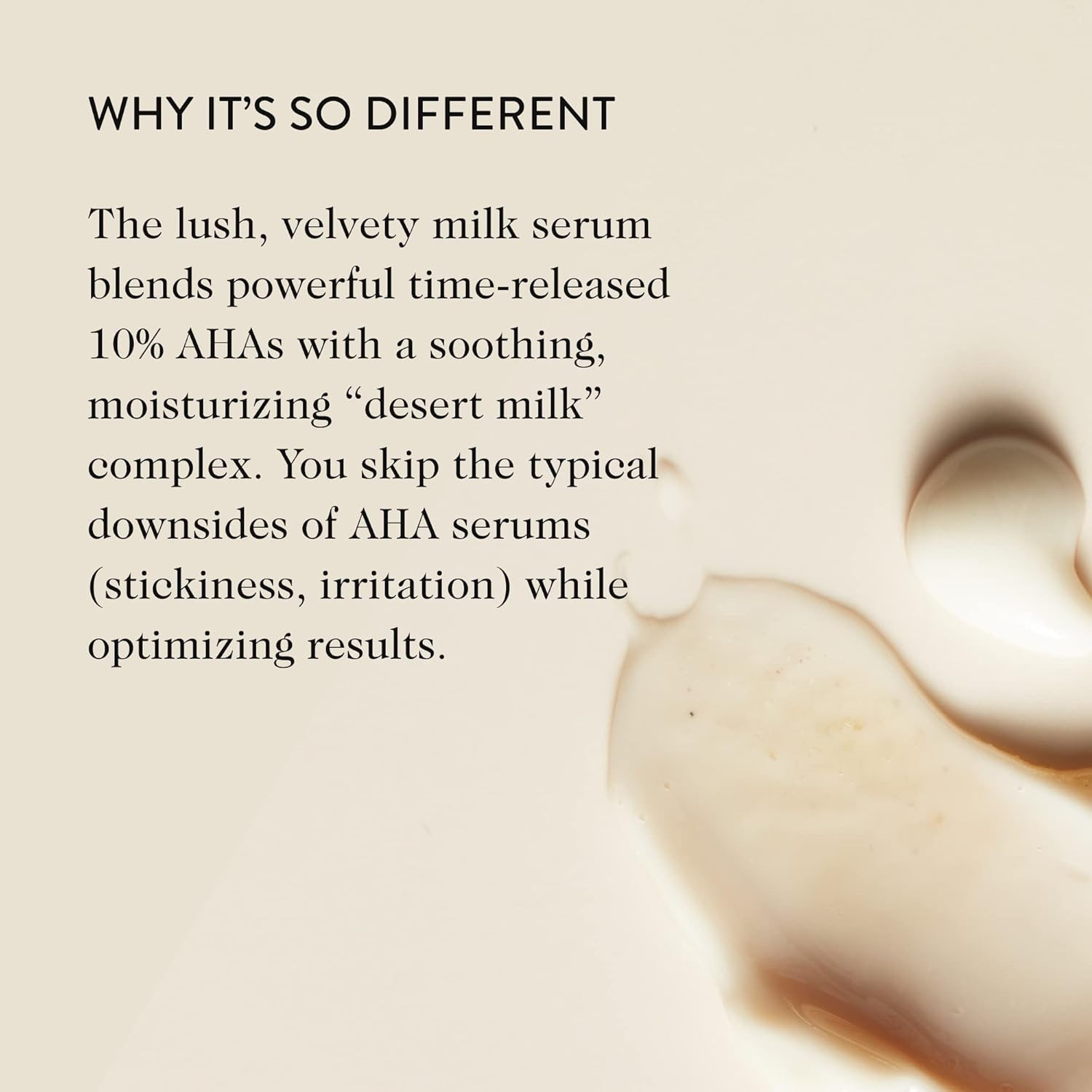 Beauty Sleep Milk Serum | Intense Face Exfoliator to Smooth Uneven Texture, Wrin