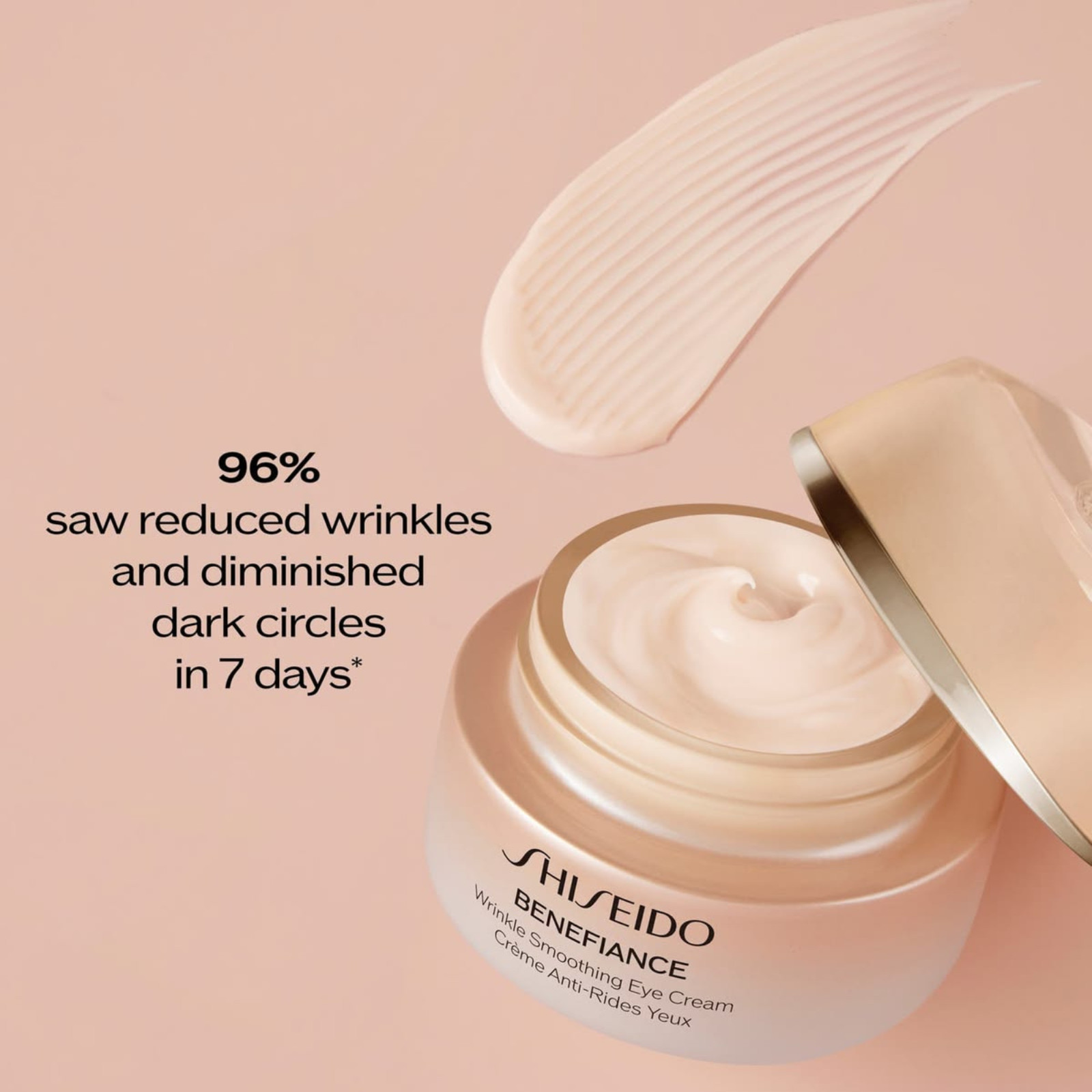 Shiseido Benefiance Wrinkle Anti-aging Smoothing Eye Cream 0.51oz / With Box
