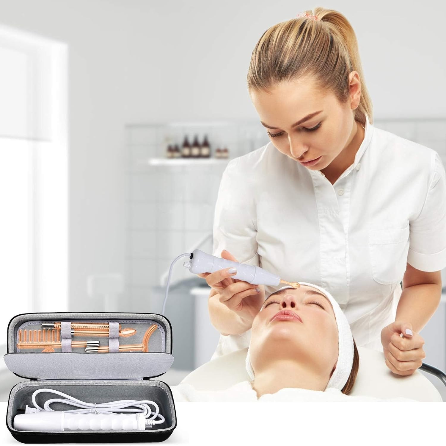 Protective Case for NuDerma & Other Skin Treatment Wands – Lightweight & Stylish