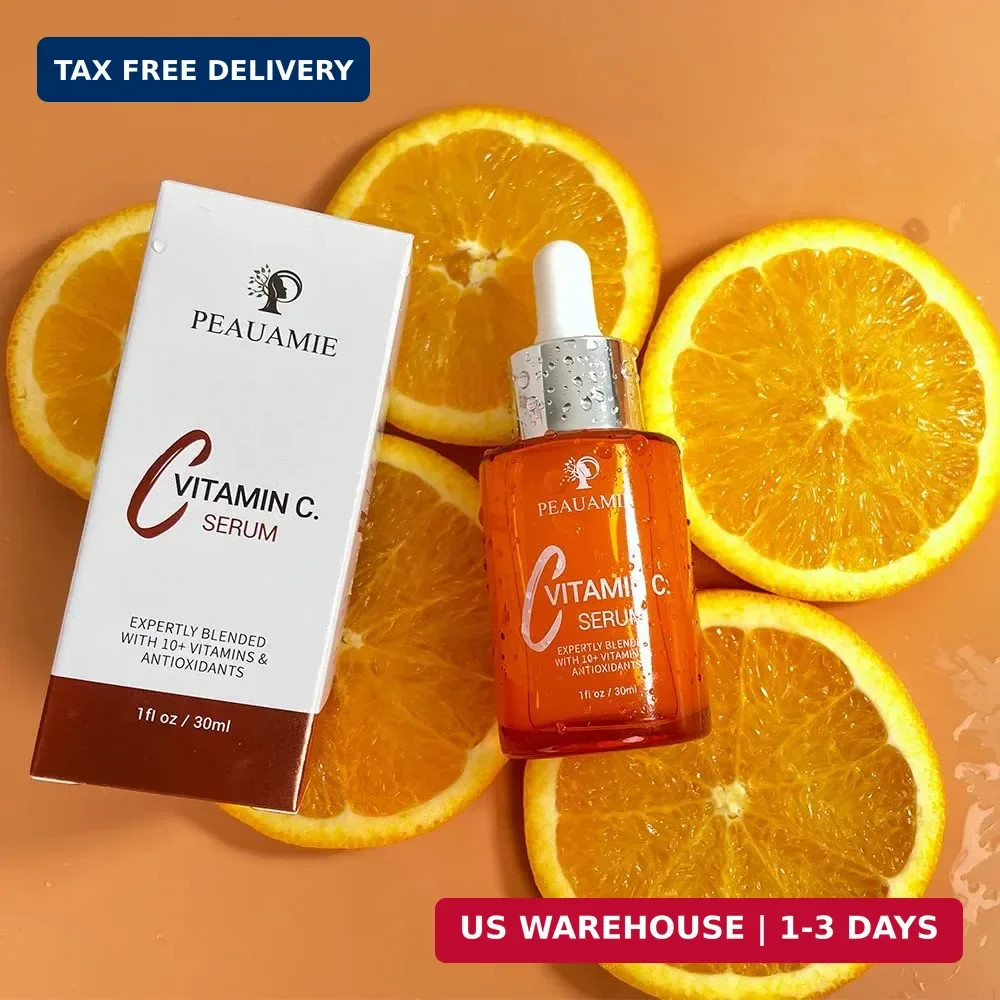 Peauamie Vitamin C Serum for Face Anti Aging with 2%Hyaluronic Acid and 1%Retino
