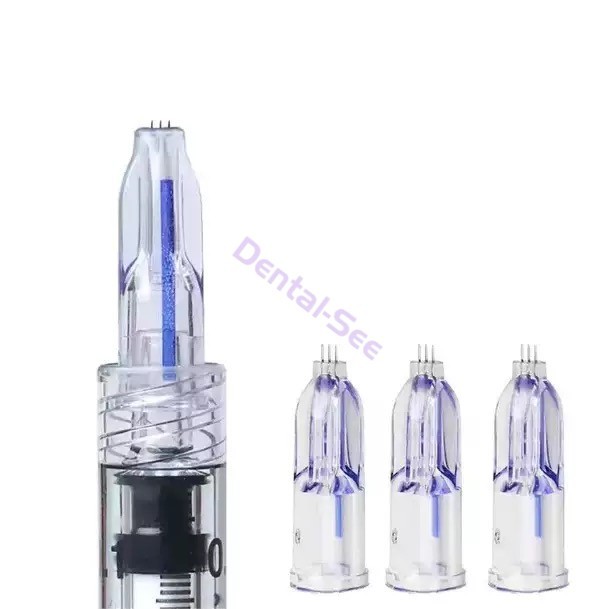 34G 3Pin Crystal Microneedles Needles Tip Anti Aging Eyes Neck Lines Skin Care