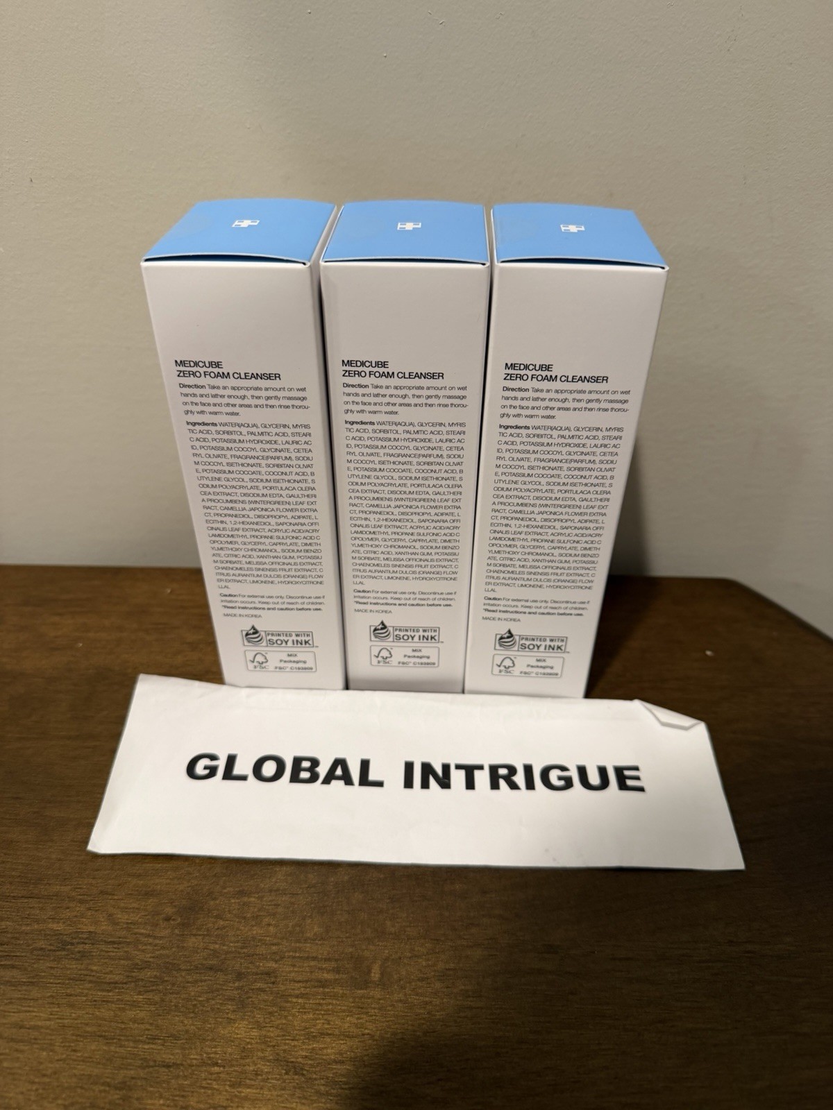 Medicube Zero Foam Cleanser 120g Lot Of 3