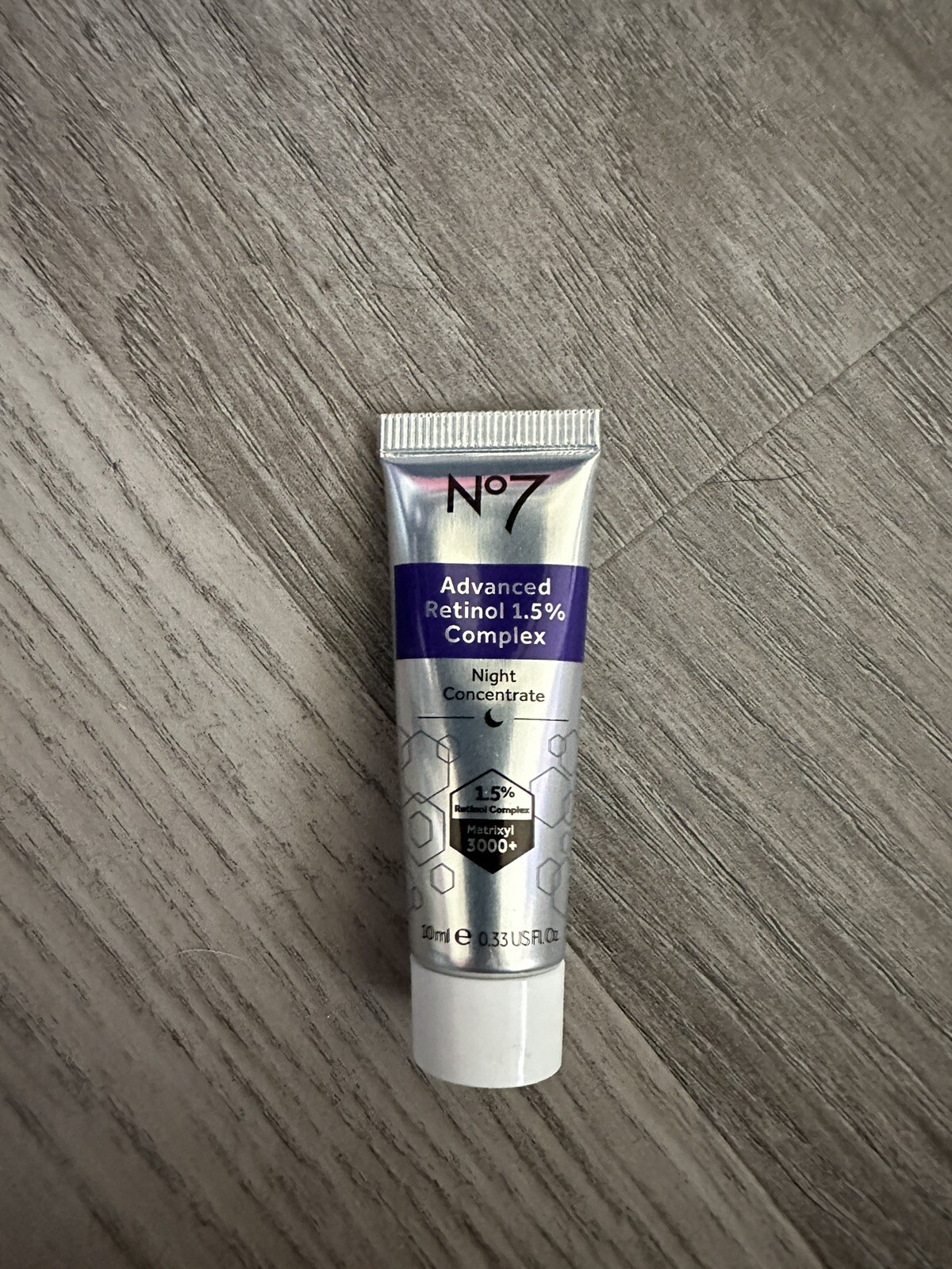 NEW No7 Advanced Retinol 1.5% Complex Night Concentrate 0.33 0Z 10ml. Lot Of 5