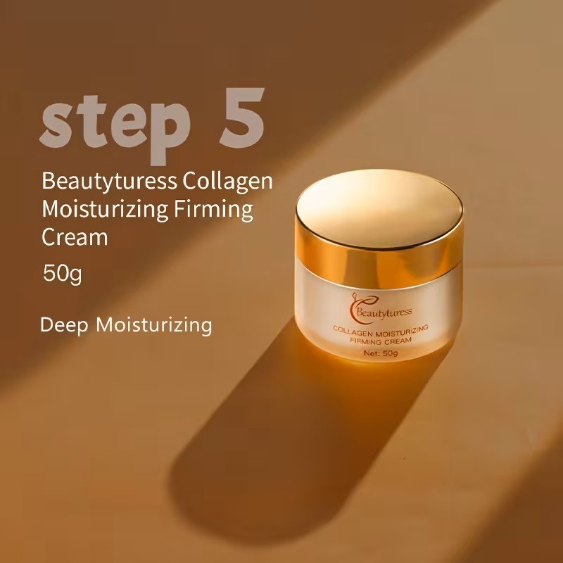 COMPLETE COLLAGEN SKIN CARE KIT HYDRATING FIRMING TONER SERUM EYE CREAM LOTION