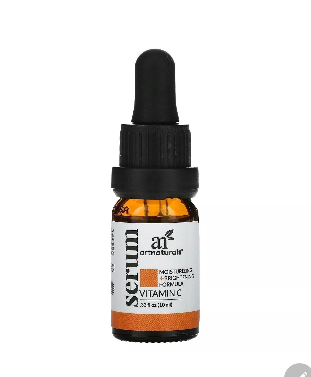 NEW Artnaturals Vitamin C Moisturizing + Brightening Serum Formula .33 oz