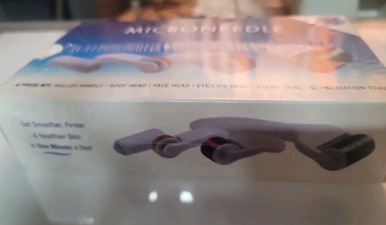 ORA Microneedle Face & Full Body Roller 6-Piece Kit NIB Sealed