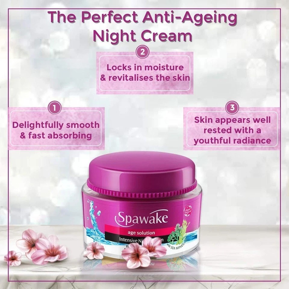 Spawake Age Solution Intensive Night Cream Anti-Aging Face Cream 50g