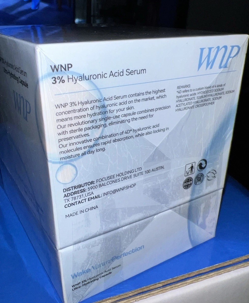 WNP 3% Hyaluronic Acid Serum Ultra-Hydrating Capsule 30 Days Supplies exp. 2027