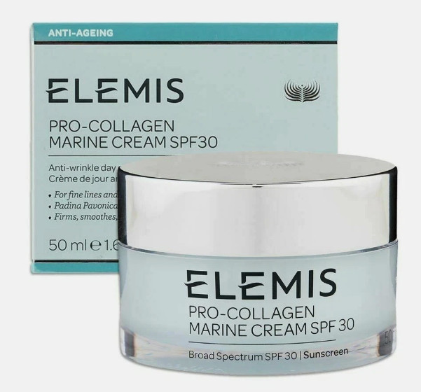 Elemis Pro-Collagen Marine Cream SPF 30 1.6 oz 50 ml exp 2027NEW!!!