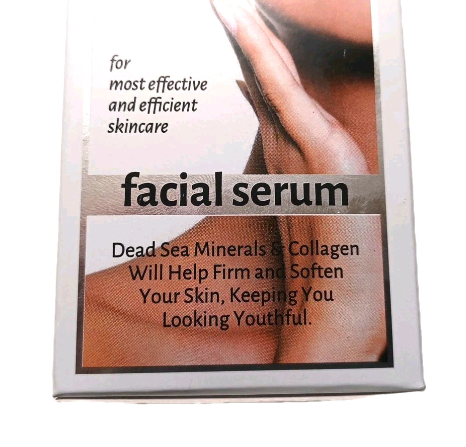 Dead Sea Collection MINERALS Collagen AntiWrinkle Facial Serum FIRM TONE HYDRATE