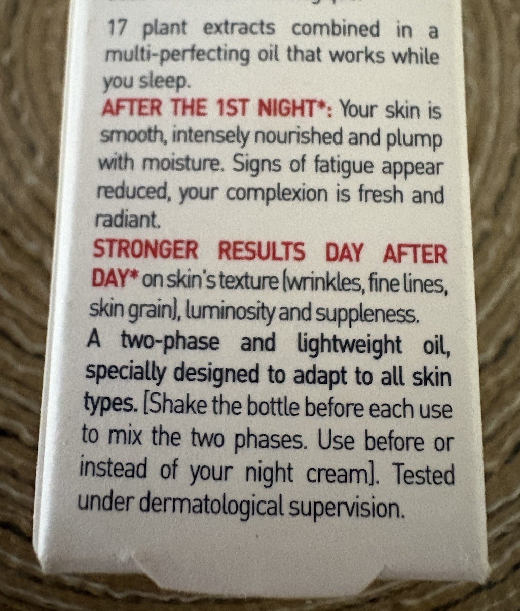 ERBORIAN Skin Therapy Multi-perfecting Night Oil Serum 0.33 fl oz All-In-One