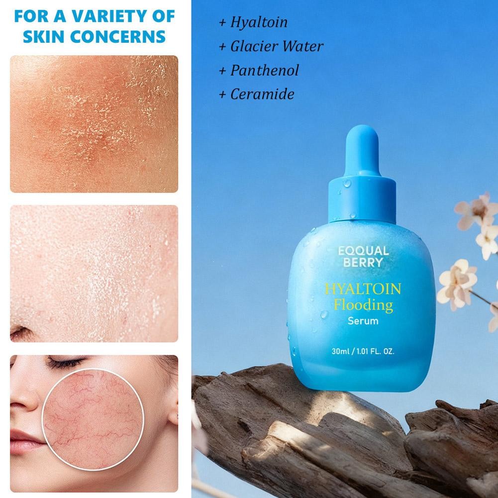 EQQUALBERRY Vitamin Illuminating Serum Bakuchiol Plumping Face Serum 30ml