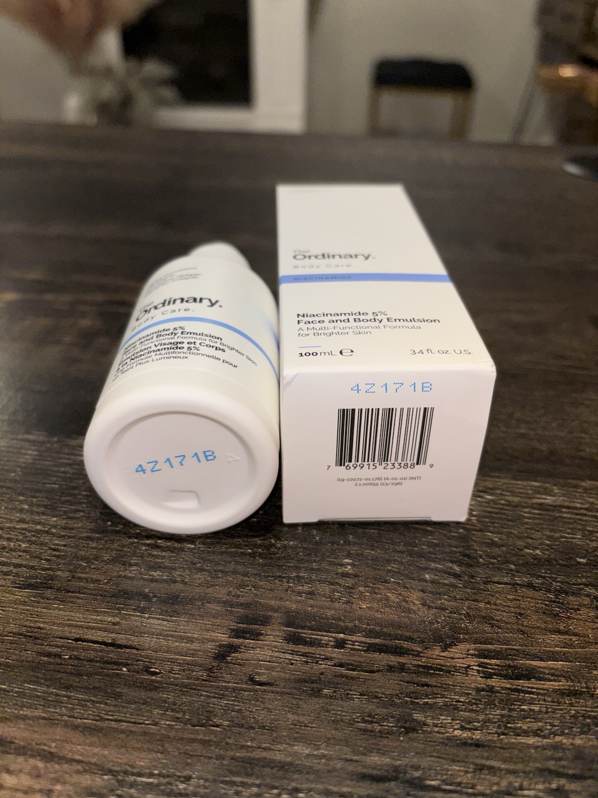 2 The Ordinary Niacinamide 5% Face & Body Emulsion – Full Size – 3.4 Oz Each