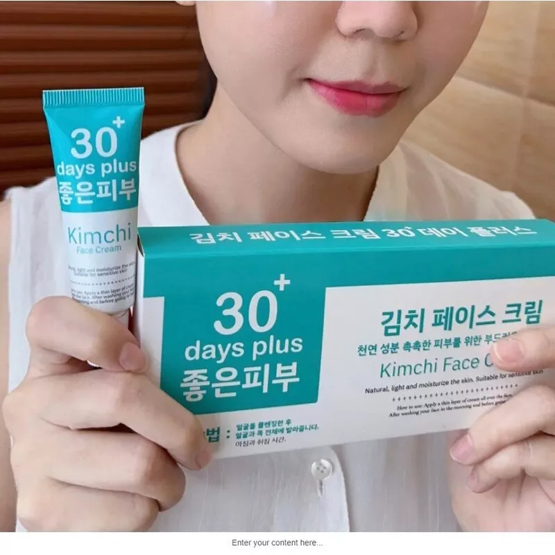 8X Kimchi Face Cream 30Days Plus Moisturizer Skin Radiance Remove Blemishes 15ml