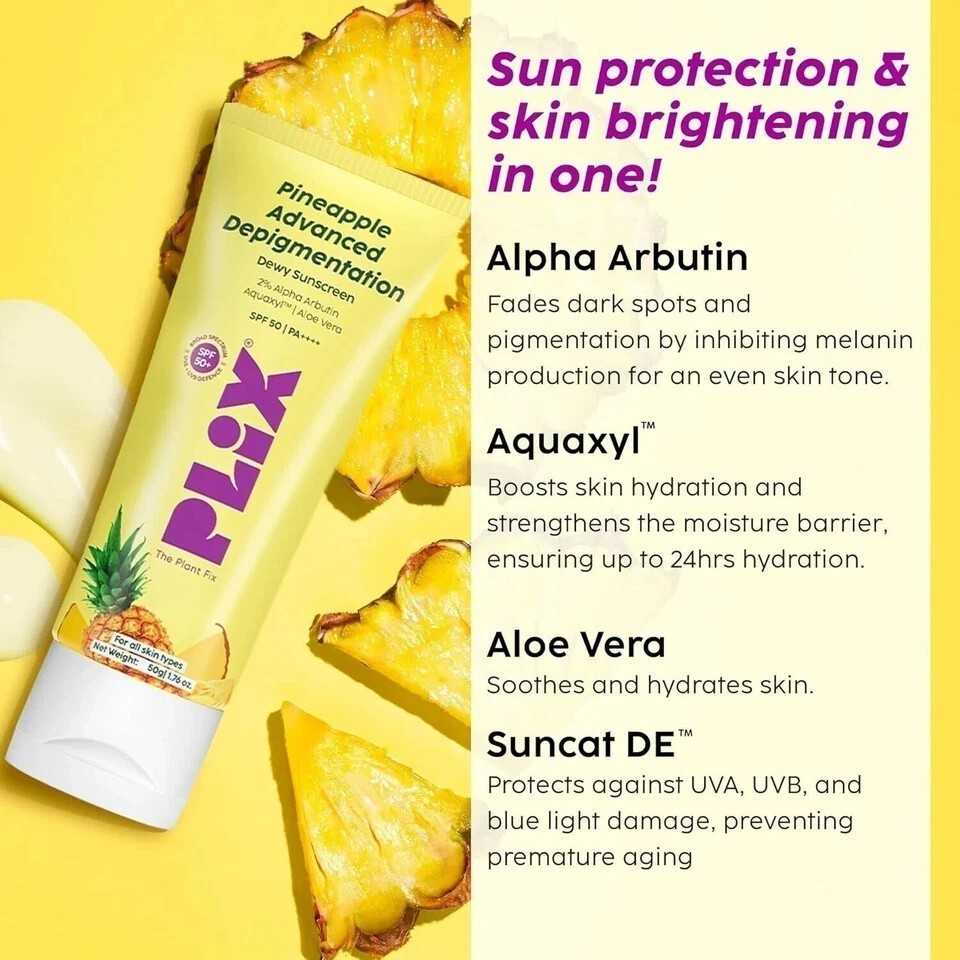 PLIX – THE PLANT FIX Pineapple Depigmentation Regime Kit for Bright & Even Skin