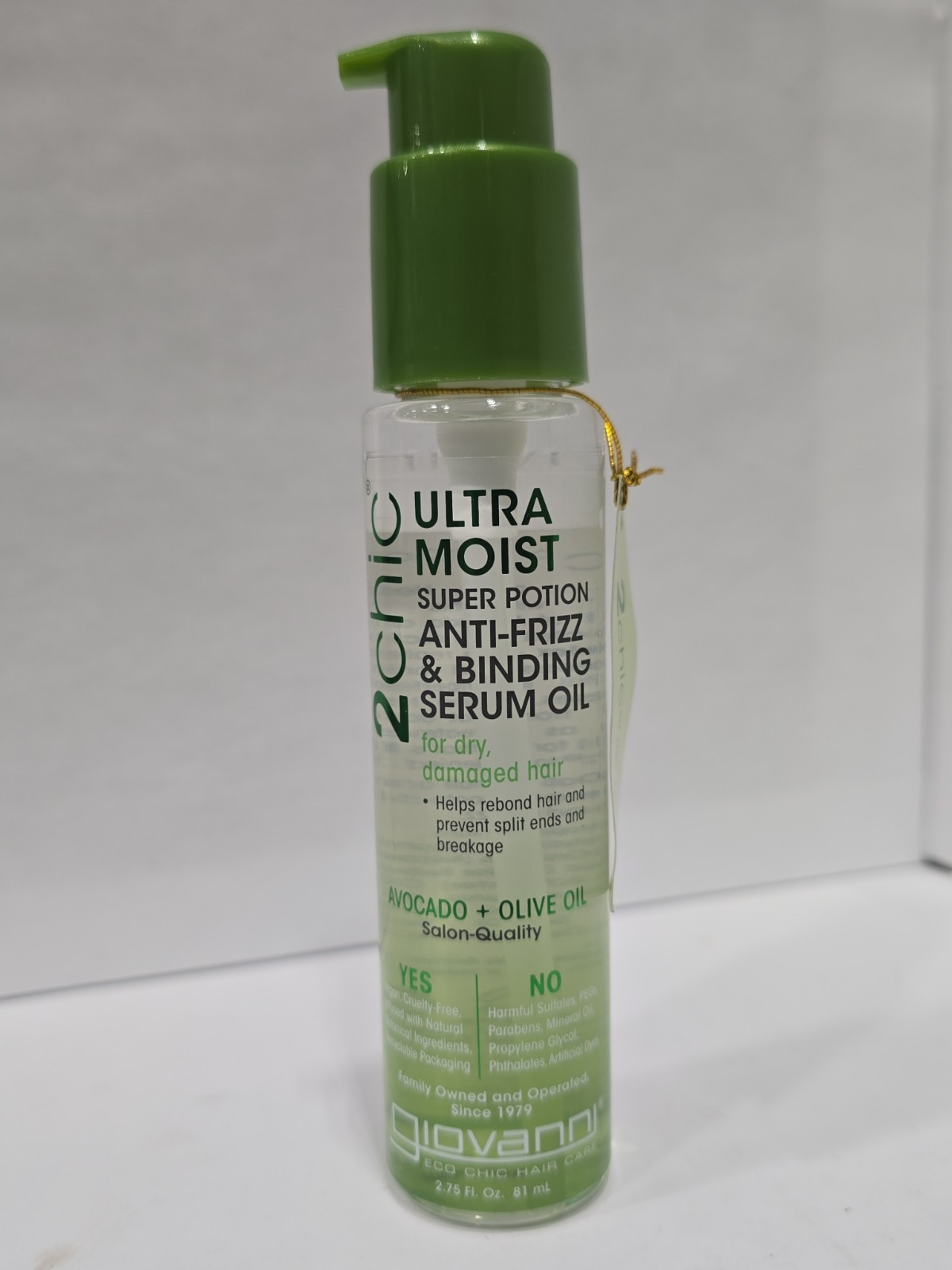 Giovanni 2chic Ultra-Moist Super Potion Anti-Frizz & Binding Serum Oil 2.75 oz