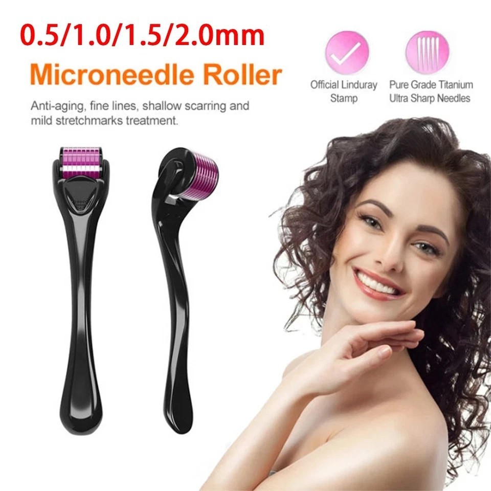 0.5mm 1mm 1.5mm 2.0mm 540 Microneedle Scar Derma Roller Dermaroller