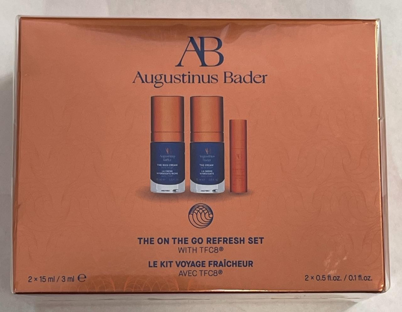 AUGUSTINUS BADER THE ON THE GO REFRESH SET WITH TFC8- BRAND NEW SEALED.