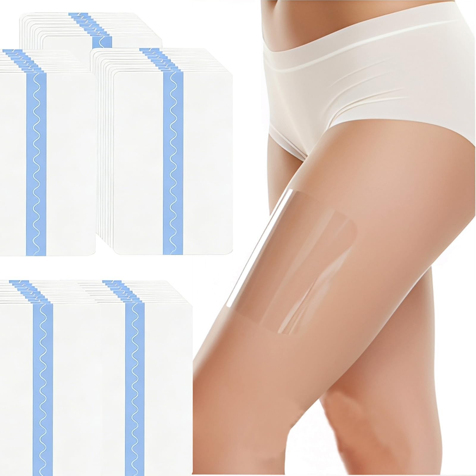 30 Pcs Thigh Lift Tape – Instant Skin Firming, Sweat-Resistant, All-Day Comfort