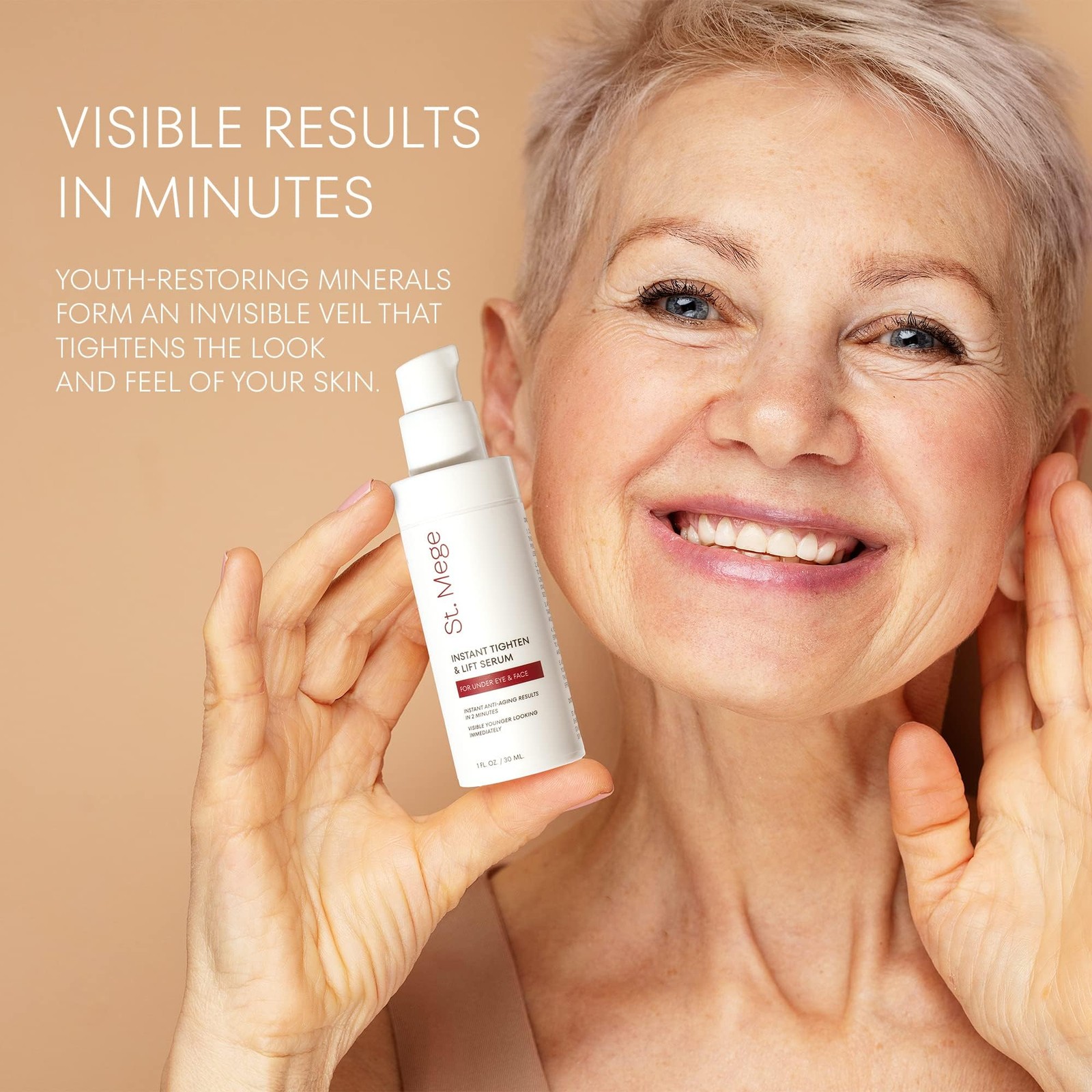 Instant Eye & Face Lift Cream: Rapid Under Eye Bags Wrinkle Smile Lines Foreh…
