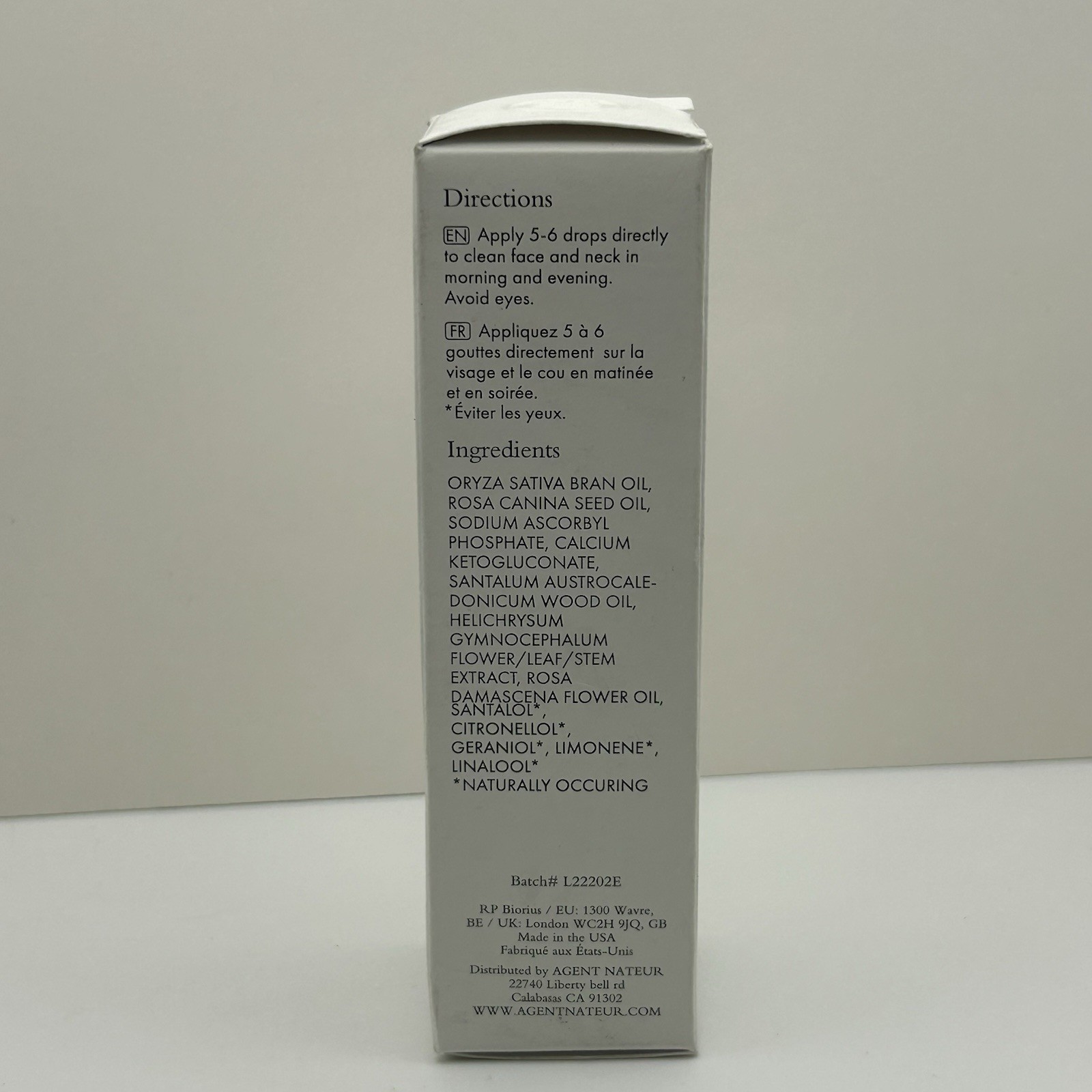 Agent Nateur Holi (oil) Natural Refining Ageless Face Serum 30 ml/1.01 oz
