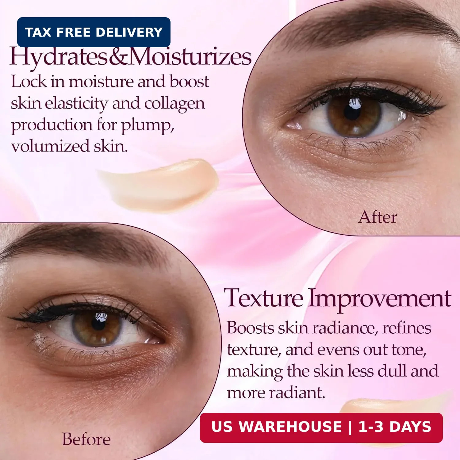 Multi Balm Stick, Moisturizer Stick for Eyes, Face, Neck, Collagen Moisturizer,