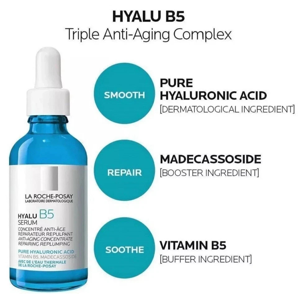 New La Roche-Posay HYALU B5 Anti-Wrinkle Serum 30ml Sealed Exp.12/2027