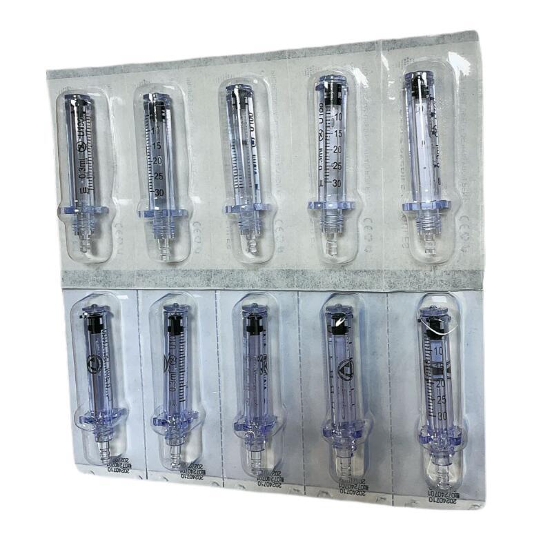 10-100pcs Disposable 0.3ml TBZK Plastic Ampoule Tubes – Meso Thereapy- No Needle