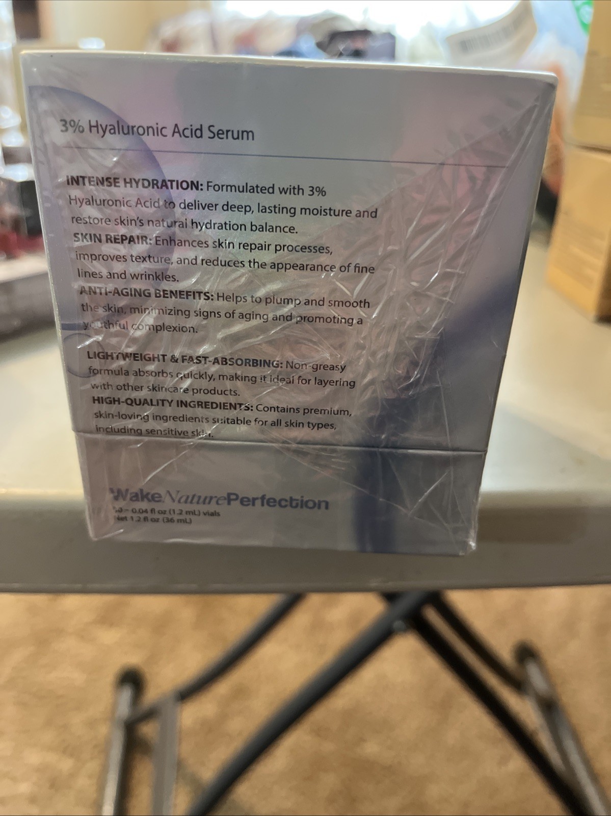 Wake Nature Perfection Serum WNP 3% 30 Vials Ultra-Hydrating Exp 10/2027
